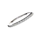 9CT WHITE GOLD DIAMOND BAND