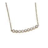 14CT GOLD DIAMOND NECKLACE