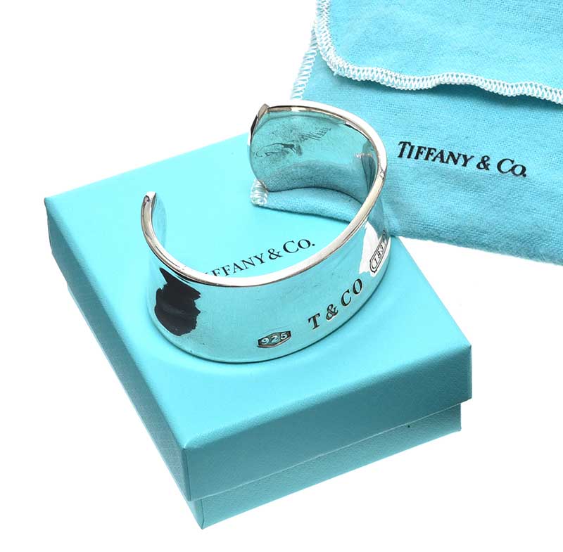 TIFFANY & CO. STERLING SILVER BANGLE - Image 2 of 2