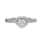 18CT WHITE GOLD DIAMOND RING