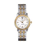 TISSOT 'BALLADE' GOLD-PLATED STAINLESS STEEL LADY'S WRIST WATCH