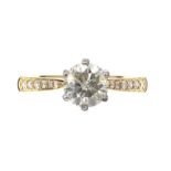 18CT GOLD DIAMOND RING