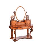 VICTORIAN WALNUT DUCHESS DRESSING TABLE