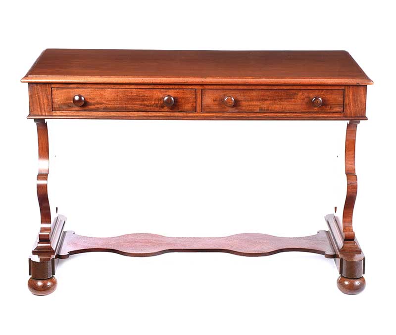 VICTORIAN MAHOGANY SIDE TABLE - Image 4 of 5