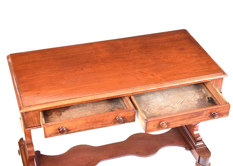 VICTORIAN MAHOGANY SIDE TABLE - Image 3 of 5