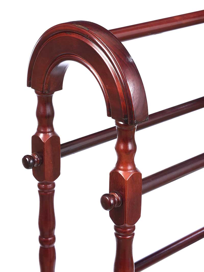 MAHOGANY TOWEL RAIL - Image 2 of 3