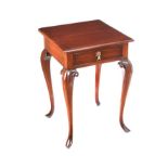 MAHOGANY PEDESTAL