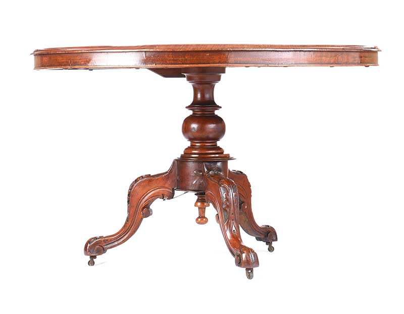 VICTORIAN MAHOGANY BREAKFAST TABLE - Image 6 of 6