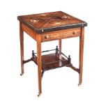 EDWARDIAN ENVELOPE CARD TABLE