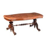 VICTORIAN WALNUT COFFEE TABLE