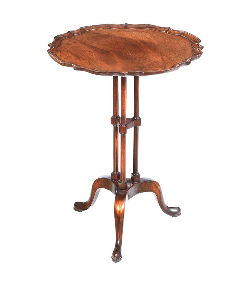 MAHOGANY LAMP TABLE