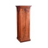 VICTORIAN MAHOGANY SINGLE DOOR WARDROBE