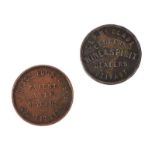 TWO BELFAST TOKENS