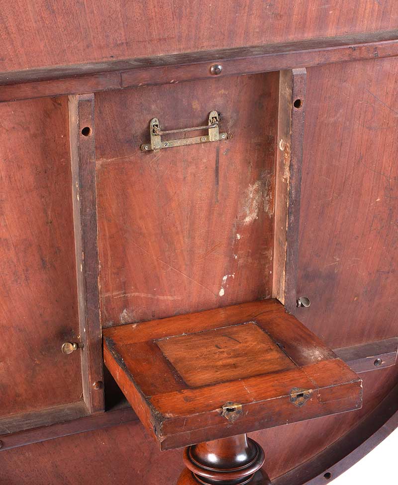 VICTORIAN MAHOGANY BREAKFAST TABLE - Image 4 of 6