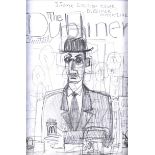 Graham Knuttel - ORIGINAL ARTWORK FOR THE FRONT COVER OF THE JAMES JOYCE EDITION OF THE DUBLINER