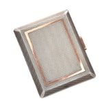 SILVER & GOLD METAL MATCHBOOK HOLDER