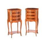 PAIR OF FRENCH BEDSIDE PEDESTALS