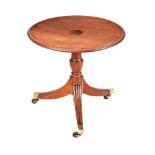 ANTIQUE MAHOGANY LAMP TABLE