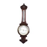 ROSEWOOD ANEROID BAROMETER