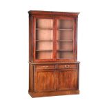 VICTORIAN MAHOGANY GILLOWS BOOKCASE