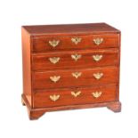 GEORGIAN MAHOGANY CHEST OF DRAWERS