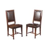PAIR OF OAK SIDE CHAIRS