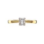 18CT GOLD SOLITAIRE RING