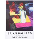 Brian Ballard, RUA - ORMEAU BATHS GALLERY EXHIBITION - Coloured Print - 23 x 16 inches - Signed
