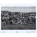 Sean Scully, RHA - STONES - Black & White Photograph - 6 x 9 inches - Signed