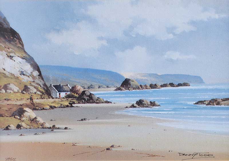 Danny Todd - BALLINTOY - Coloured Print - 8 x 11 inches - Signed