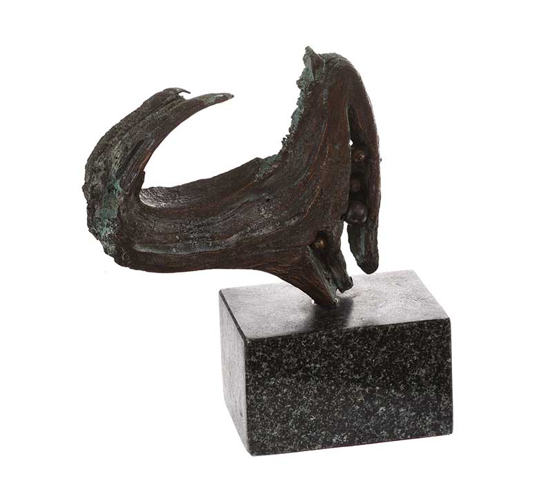 Michael Smyth - WAVE - Cast Bronze Sculpture - 8.5 x 7 inches - Unsigned - Image 2 of 3