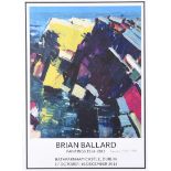 Brian Ballard, RUA - EXHIBITION POSTER, RATHFARNHAM CASTLE, DUBLIN 2015 - Coloured Print - 18 x 15