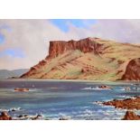 David Overend - FAIRHEAD, BALLYCASTLE, COUNTY ANTRIM - Coloured Print - 6 x 8 inches - Signed