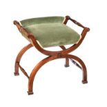 MAHOGANY CRADLE SEAT