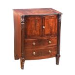 REGENCY MAHOGANY SIDE CABINET