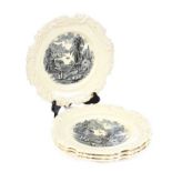 SET OF FOUR ROYAL DOULTON PLATES