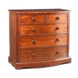 VICTORIAN MAHOGANY CHEST OF DRAWERS