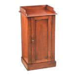 VICTORIAN MAHOGANY BEDSIDE PEDESTAL