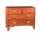 GEORGIAN MAHOGANY CHEST OF DRAWERS