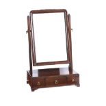 GEORGIAN MAHOGANY DRESSING TABLE MIRROR