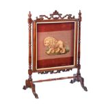 VICTORIAN FIRESCREEN