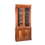 GEORGIAN MAHOGANY BOOKCASE