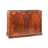 REGENCY MAHOGANY SIDE CABINET