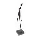 Irish School - STANDING FIGURE - Metal Sculpture - 13 x 3 inches - Unsigned