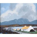 Brendan Higgins - THE WEST OF IRELAND, CONNEMARA - Oil on Board - 8 x 10 inches - Signed