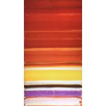 Patrick Heron - HORIZONTAL STRIPE - Coloured Print - 26 x 15 inches - Signed