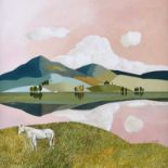 Desmond Kinney - CONNEMARA REFLECTIONS - Oil on Board - 24 x 24 inches - Signed