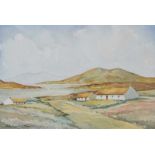 George D. Livingston - DONEGAL LANDSCAPE - Watercolour Drawing - 7 x 10 inches - Signed