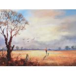 Darren Paul - AUTUMN EVENING STROLL - Limited Edition Coloured Print (5/50) - 12 x 16 inches -