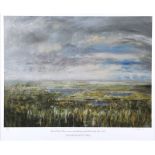 Gerard Maguire - ARMAGH LANDSCAPE - Limited Edition Coloured (1/50) - 15 x 19.5 inches - Signed